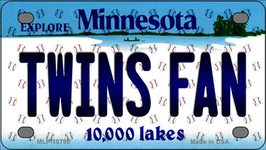 Twins Fan Minnesota Novelty Mini Metal License Plate Tag - $14.95