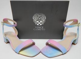 Vince Camuto Jantta Sz 8.5 M EU 39 Women&#39;s Leather Strappy Block Heeled ... - $34.56 CAD