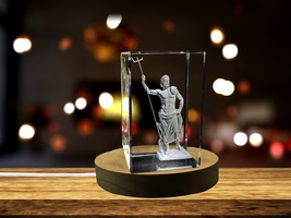 LED Base included | Poseidon-3D-Engraved-Crystal-Keepsake/Gift/Decor/Collectible - £31.63 GBP+