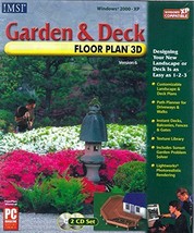 Garden and Deck Floor Plan 3D Version 6 (2 CD Set) - $3.53