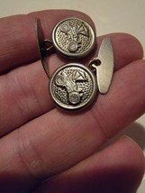 Vintage Collectible Old Fashion Cuff Links Silver Tone Antique Car Model T - $26.07