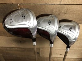 Demo Dama Golf Clubs Todo Grafito 1 3 5 Mujer 9.5 Pilotos Madera Juego 5053-L835 - £181.21 GBP