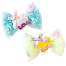 Swimmer Organza Ribbon 8CM Hair Clip Lolita Japanese Fashion Kawaii Fairy Key - £15.64 GBP