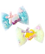 Swimmer Organza Ribbon 8CM Hair Clip Lolita Japanese Fashion Kawaii Fair... - $27.24 CAD