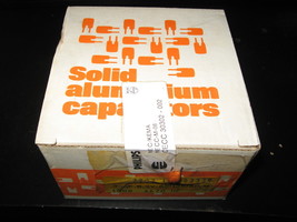 Box of 1000 Tantalum Dipped Capacitor 33uF 6.3V 20% Philips 2222-122-53339 - NOS - $33.25