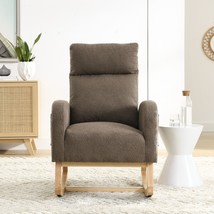 27.6&quot;W Modern Accent High Backrest Living Room Lounge Arm Rocking Chair - £192.62 GBP