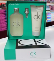 CK ONE by Calvin Klein 2PCS SET UNISEX 6.7 OZ + 6.7 Skin Moisturizer Men... - £54.19 GBP