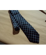 vintage s  blue  tie YVES SAINT LAURENT . pure silk - £19.40 GBP
