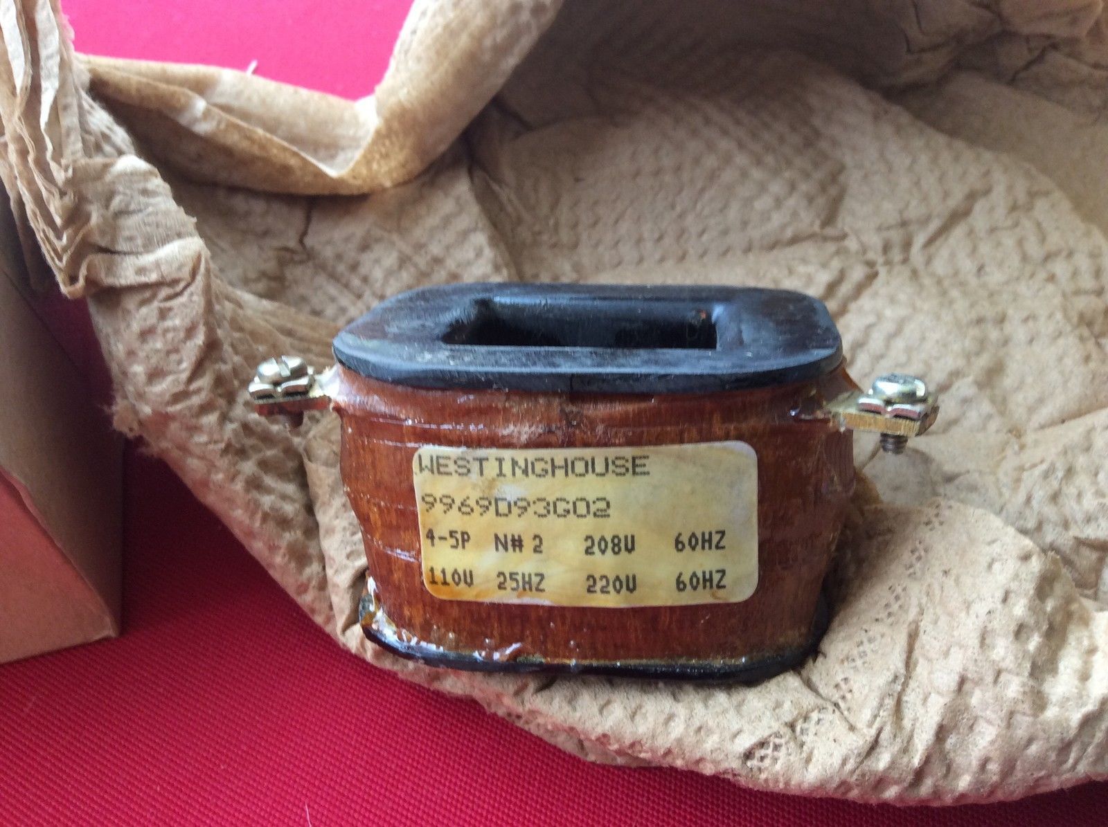 WESTINGHOUSE COIL 9969D93G02 1470222 208V 60 CYCLES EMS 101-232 NEW NOS ... - $127.72