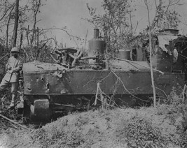 New 8x10 Photo- German locomotive train destroyed by French artillery So... - £6.11 GBP