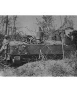 New 8x10 Photo- German locomotive train destroyed by French artillery So... - £5.85 GBP