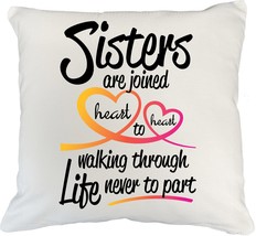 Sisters Are Joined Heart To Heart Sisterhood Pillow Cover For Big Or Lit... - $24.74+