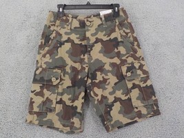 SONOMA MENS CARGO SHORTS SIZE 30 CAMOUFLAGE STRETCH 10 INCH INSEAM EVERY... - $17.99