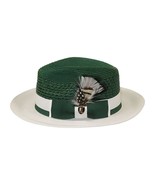 Men's Bruno Capelo Belvedere 2-Tone Straw Style Fedora Hat BD953 Emerald... - €77,91 EUR Men's Bruno Capelo Belvedere 2-Tone Straw Style Fedora Hat BD953 Emerald... - €77,91 EUR