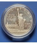 US SILVER DOLLAR 1986 S ELLIS ISLAND PROOF COMMEMORATIVE COIN - $1,414.30 MXN