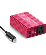 Bestek 200W Car Power Inverter With Dual Usb Pd 30W Qc 3.0 18W And Dc 12... - $51.90 CAD