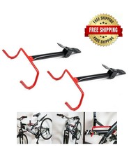 Set of 2 - Bicycle Storage Hanger Rack Garage Wall Mount Bike Holder Hea... - $28.60 CAD