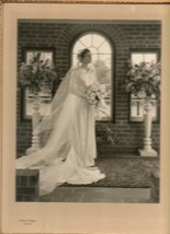 Antique Bride Picture Circa mid 1930&#39;s - $20.00
