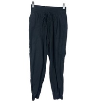 A New Day Womens Black Jogger Pants Size XS Black Lyocell Cotton Blend - £10.04 GBP