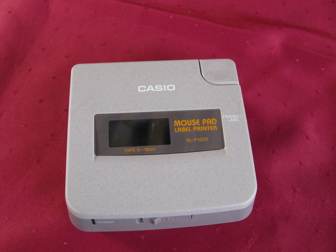 Vintage Casio Mouse Pad Label Printer ML-P100 - $9.73