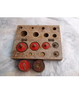 Antique Kitchen Or Store Scales Weights Set From Germany - $51.75 CAD