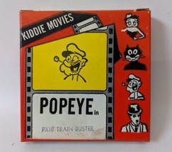 Vintage Atlas Films &#39;Kiddie Movies&#39; POPEYE (PX18) &#39;Train Buster&#39; 8mm Fil... - $10.00