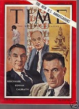 Time Magazine The New U.S. Ambassadors January 12, 1962 - £11.67 GBP