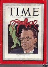 Time Magazine Italy&#39;s Premier De Gasperi 1948 - £15.49 GBP