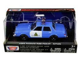 1983 Dodge Diplomat Royal Canadian Mounted Police RCMP Light Blue White 1/43 Die - £18.98 GBP