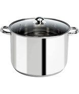 12 Quart Stainless Steel Stock Pot W/ Vented Lid Dishwasher Oven Inducti... - €38,12 EUR