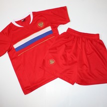 Russia Football Soccer Team 10 Arshavin Red Jersey &amp; Shorts Set Kids size M NWOT - £39.39 GBP
