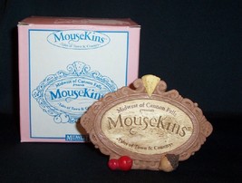  Mousekins Collection Plaque #12602-1 MIB / Midwest Of Cannon Falls /SALE - $7.99