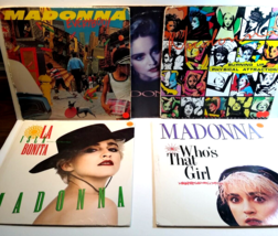 MADONNA Lot Of 5 12&quot; Vinyl Records Who&#39;s That Girl Live To Tell Everybody Burnin - £16.94 GBP