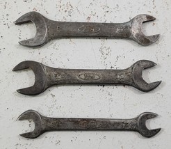 *PV12) Mixed Lot of 3 Vintage Honda Motors (KOWA) Motorcycle Open Wrenches - $185.28 MXN