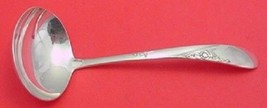 Rose Spray By Easterling Sterling Silver Gravy Ladle 6 3/8" - $107.91