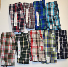 Tough Skins Infant Toddler Boys Plaid Shorts Various Sizes &amp;Colors NWT - £4.69 GBP