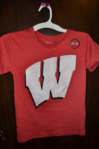  Pro Edge University of Wisconsin  Boys T-Shirt Various Size NWT Red - £7.14 GBP