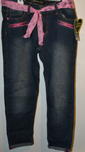 Jordache Girls Ankle Super Skinny Jean W/Belt  Sizes 14Nwt Waistband  - $13.99