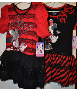Disney Minnie Mouse  Dress or Tunic  Size 6  or 6x   NWT Black &amp; Red - £15.95 GBP