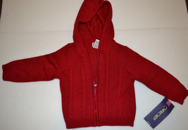 Cherokee Girls Infants Red Sweater Size 9 M NWT - $13.99