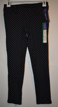 Cherokee  Girls  Knit  Jegging  Size M  7/8 Nwt  Black Polka Dot  - £9.60 GBP