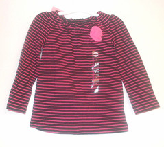 Circo GirlsToddler Top Long Sleeved Sizes 3T NWT Pink Stripped  - $4.19