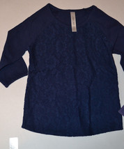 Cherokee Girls Nite Fall Lace Top Shirt SizeS 6/6X NWT - $12.99