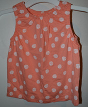 Circo Toddler Girls Sleeveless Shirt With Dots  Size 4 T  Nwt  - $4.19