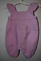 Baby GAP Infant  Girls One Piece Pink Dots  Size 0-3 M  NWT - £12.67 GBP