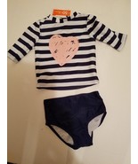 Joe Fresh Girls Infant Toddler Two Piece Swimsuit  3/6M 6/12M 12/18M 18/... - £11.00 GBP