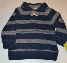 Genuine Kids by Oshkosh Infant Boys Pullover Stripe Blue Size 18 Months NWT - £7.15 GBP