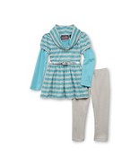 Forever Me Girl&#39;s Cowl Neck Top &amp; Pant - Striped Sizes  5 NWT - £14.14 GBP
