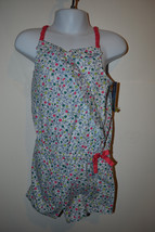 Geniue Kids OshKosh Girls  Toddler  Romper Size 4T NWT Fresh White Floral - £11.18 GBP