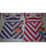 Nickelodeon Dora Explorer Top  Sizes 4 or 5 NWT Pink or Purple - £11.16 GBP